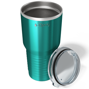 Teal Translucent 30oz Stainless Steel Tumbler