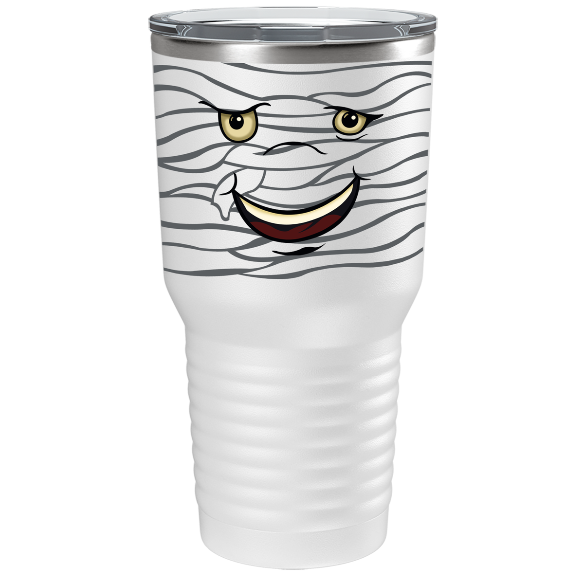 Happy Mummy on Stainless Steel Halloween Tumbler