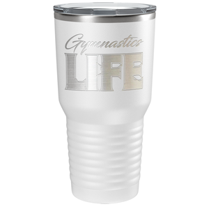 Gymnastics Life Laser Engraved on Stainless Steel Gymnastics Tumbler