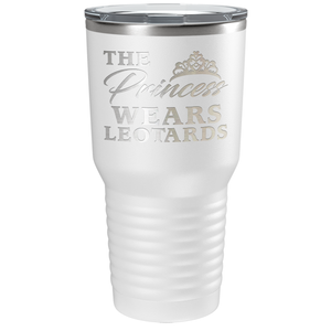 This Princess Wears Leotards Laser Engraved on Stainless Steel Gymnastics Tumbler