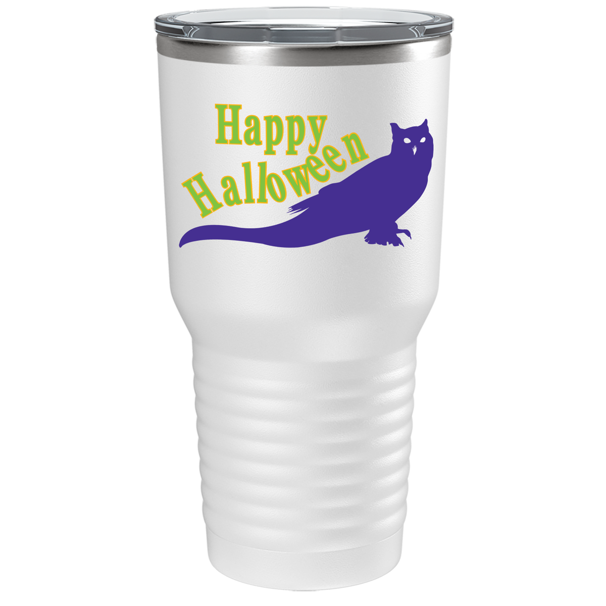 Happy Halloween on Stainless Steel Halloween Tumbler