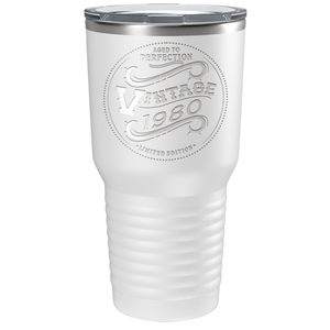 1980 Aged to Perfection Vintage 41st on Stainless Steel Tumbler