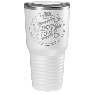 1986 Aged to Perfection Vintage 35th on Stainless Steel Tumbler