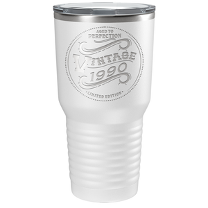 1990 Aged to Perfection Vintage 31st on Stainless Steel Tumbler