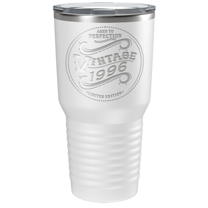 1996 Aged to Perfection Vintage 25th on Stainless Steel Tumbler