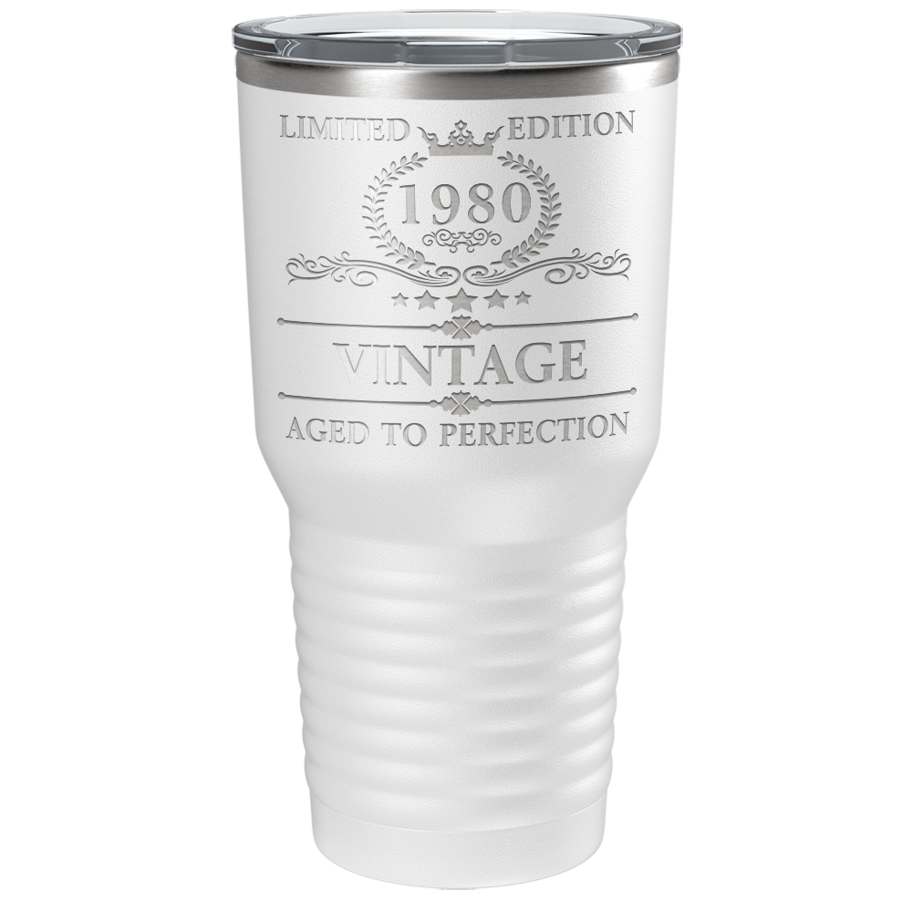 1980 Limited Edition Aged to Perfection 41st on Stainless Steel Tumbler