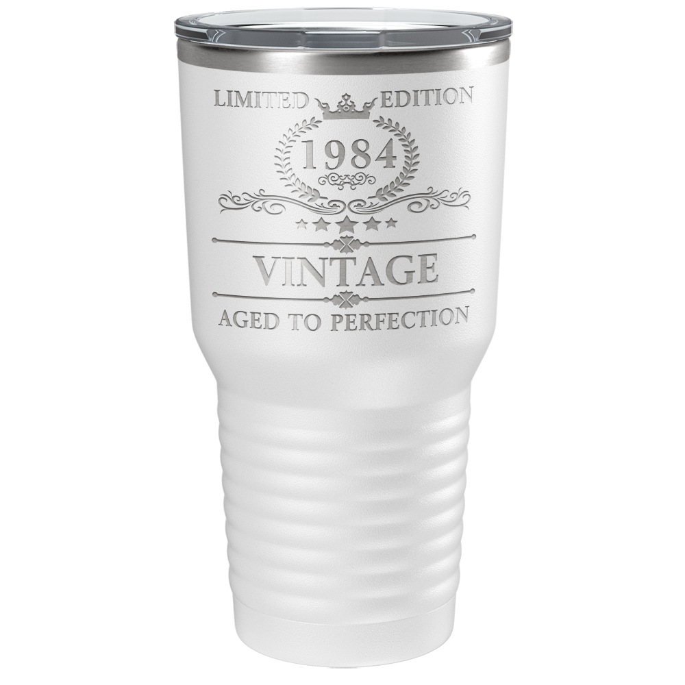 1984 Limited Edition Aged to Perfection 37th on Stainless Steel Tumbler
