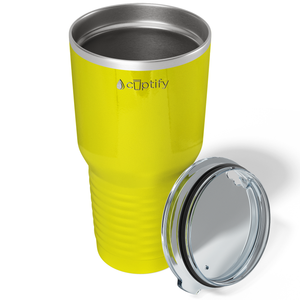 Yellow Gloss 30oz Stainless Steel Tumbler