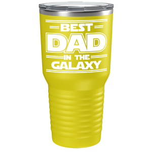 Best Dad in the Galaxy on Stainless Steel Dad Tumbler