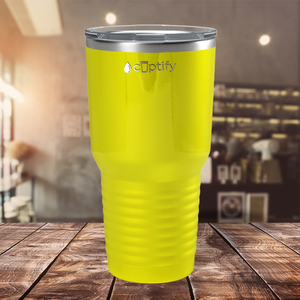 Yellow Gloss 30oz Stainless Steel Tumbler