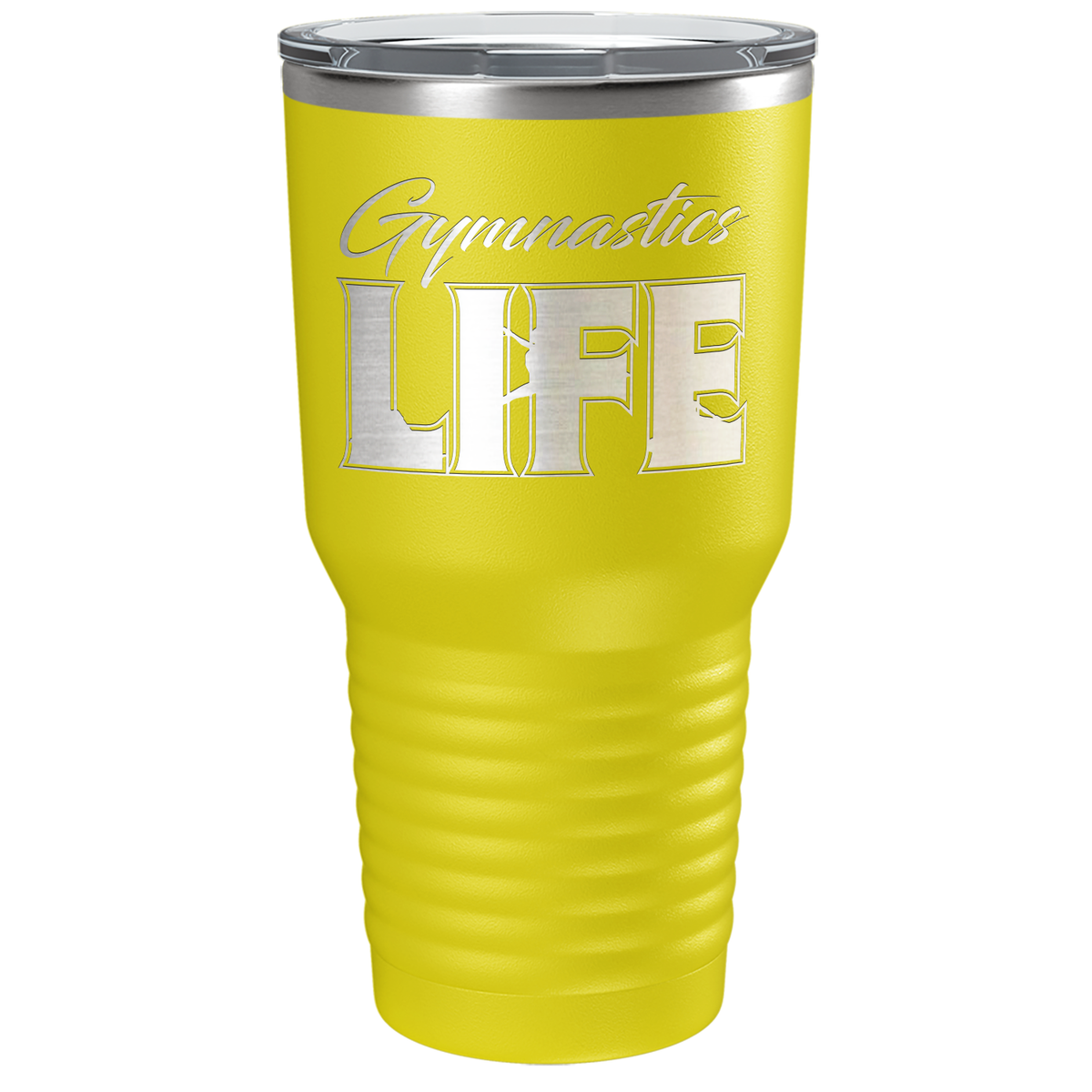 Gymnastics Life Laser Engraved on Stainless Steel Gymnastics Tumbler