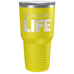 Gymnastics Life Laser Engraved on Stainless Steel Gymnastics Tumbler