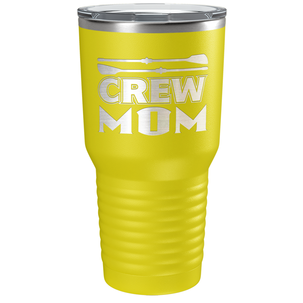 Crew Mom Laser Engraved on Stainless Steel Crew Tumbler