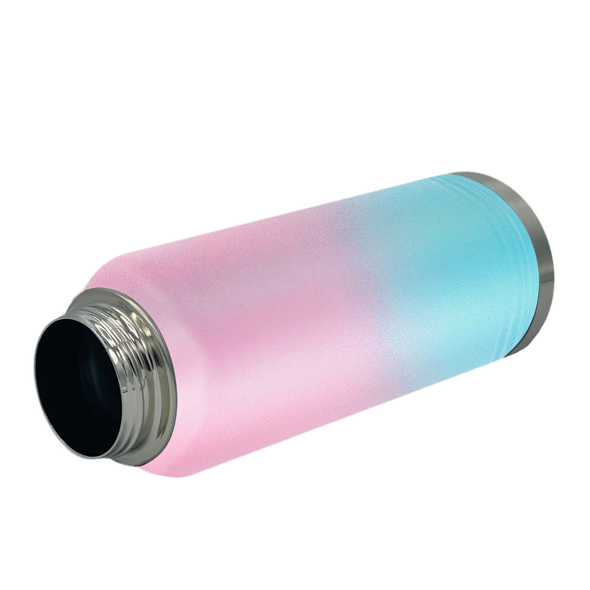 Cuptify Personalized Laser Engraved on Bubble Gum Ombre Sports Bottle