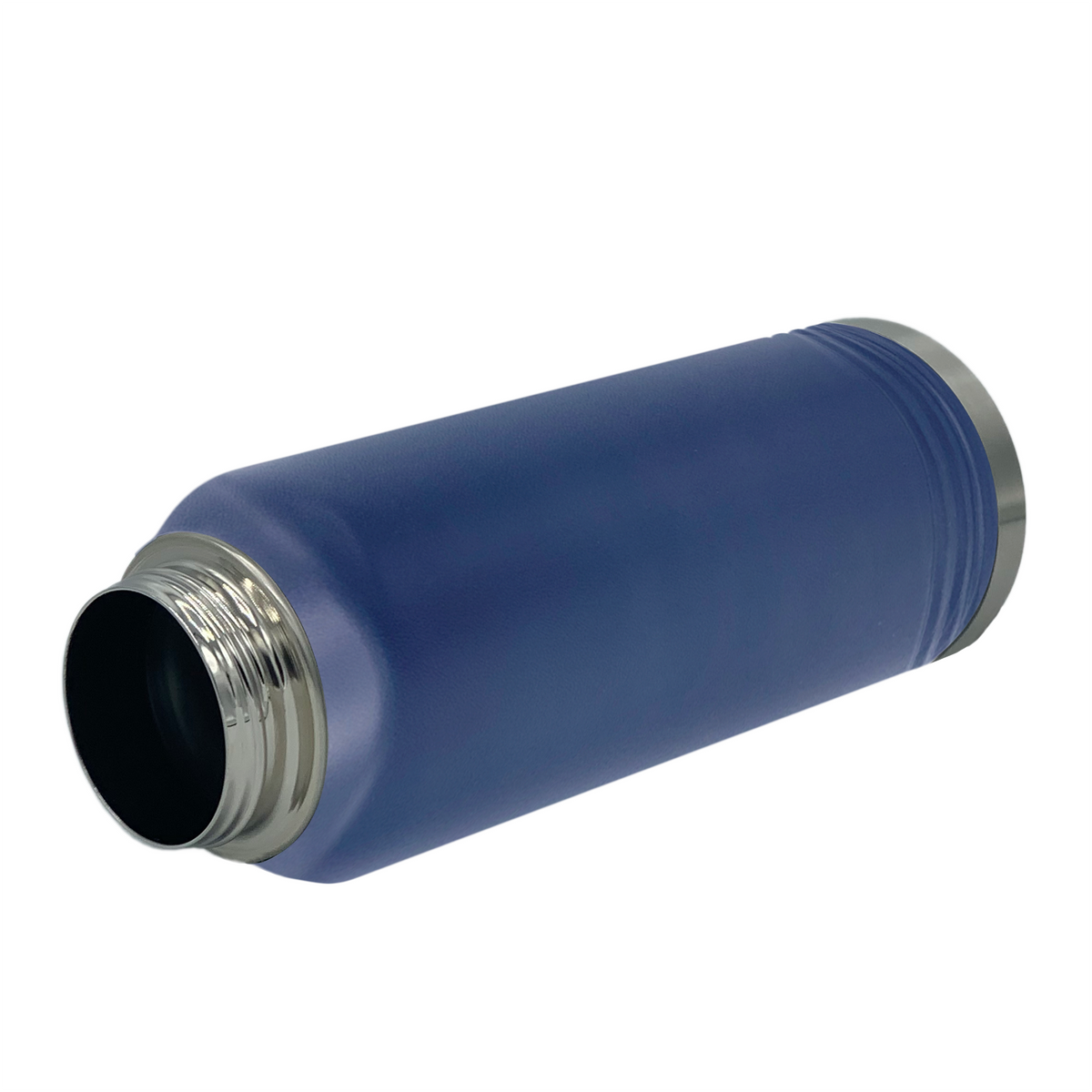 Cuptify Personalized Laser Engraved on Navy Blue Sports Bottle