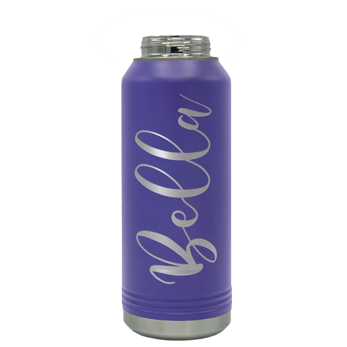 Cuptify Personalized Laser Engraved on Purple Sports Bottle