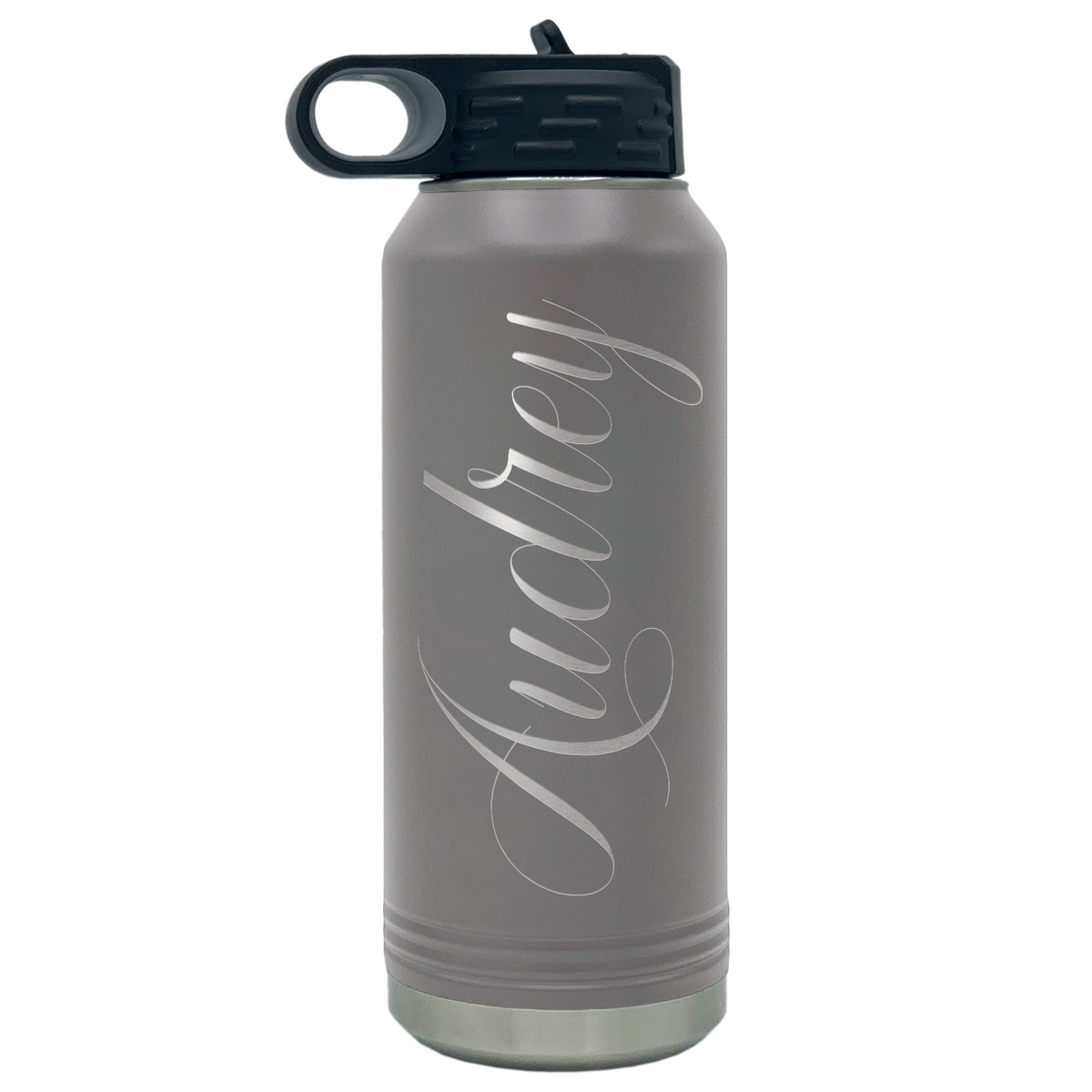 Cuptify Personalized Laser Engraved on Slate Sports Bottle