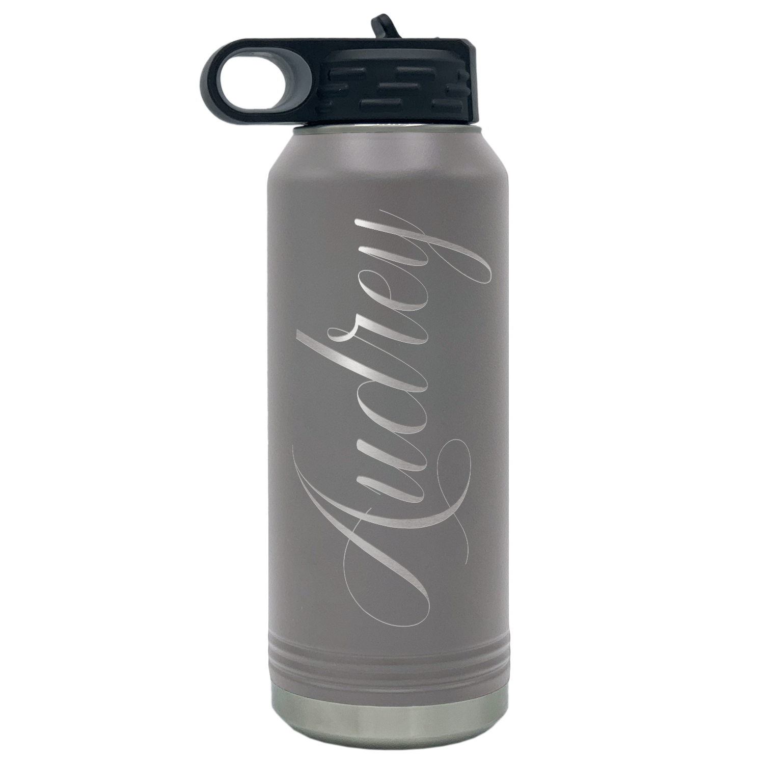 Cuptify Personalized Laser Engraved on Slate Sports Bottle