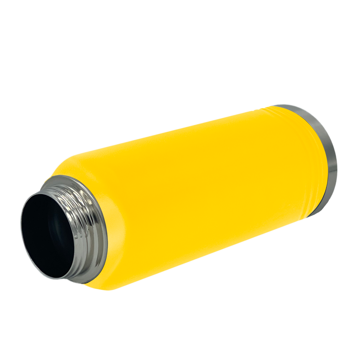 Cuptify Personalized Laser Engraved on Yellow Sports Bottle