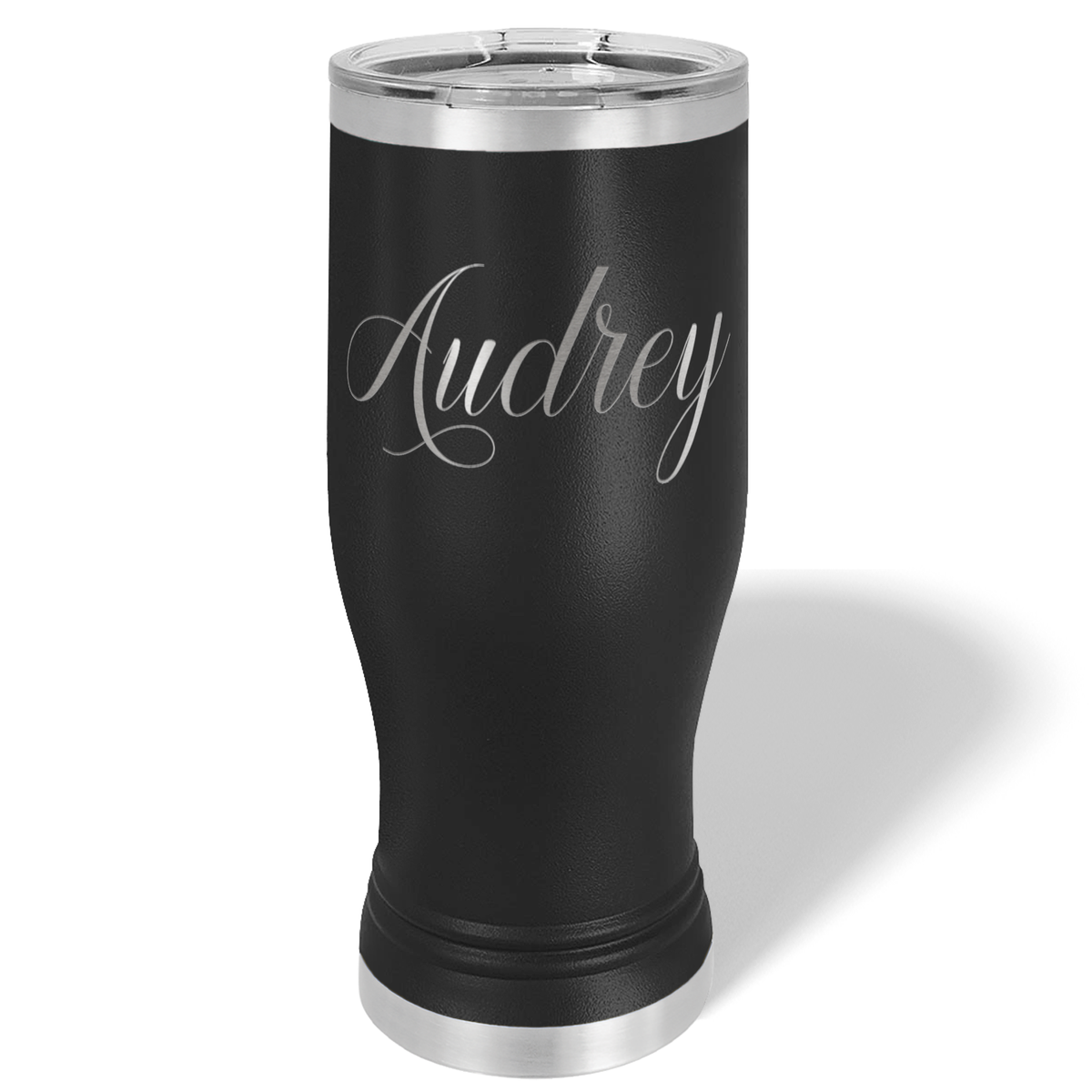 Personalized Engraved 20 oz Pilsner - Black