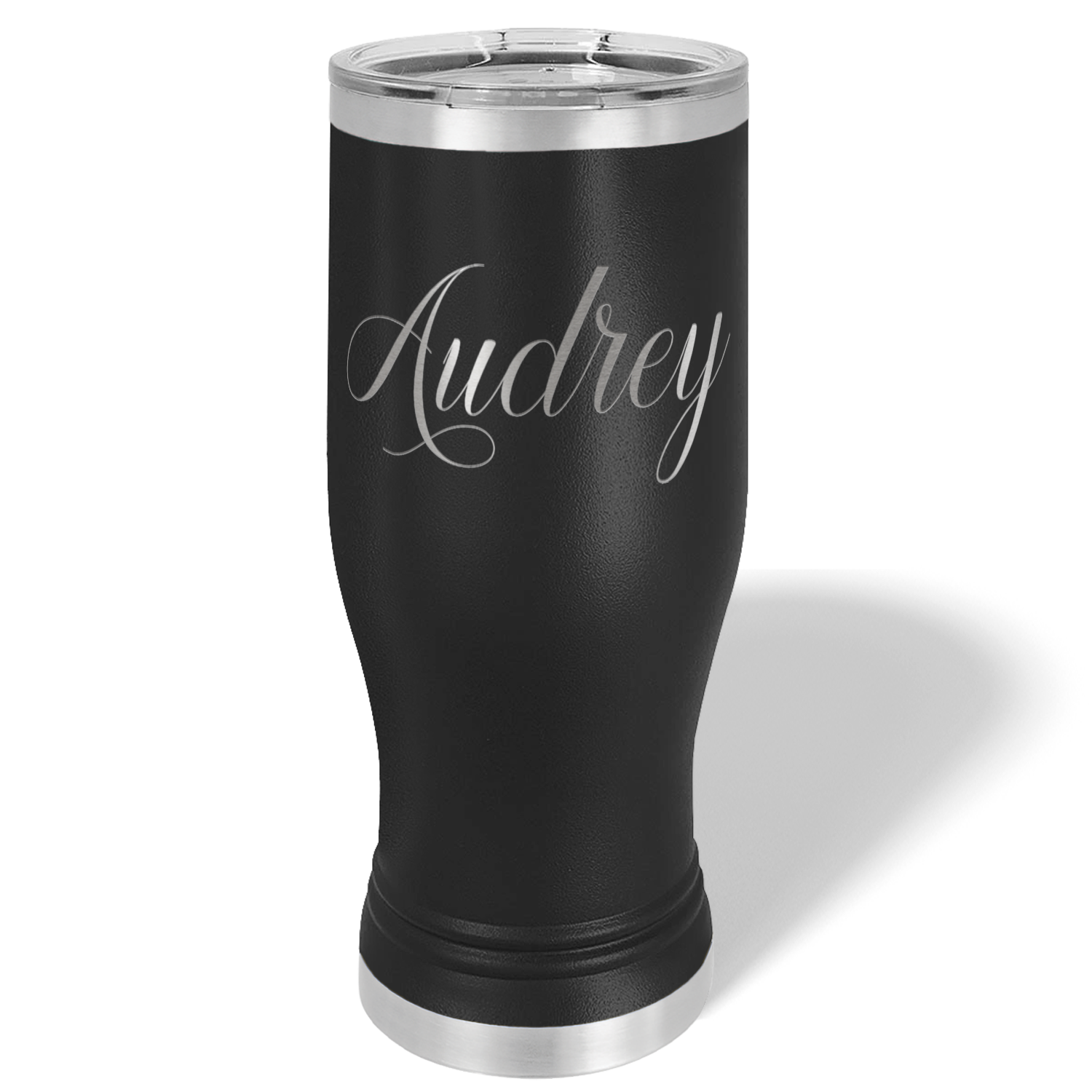 Personalized Engraved 20 oz Pilsner - Black