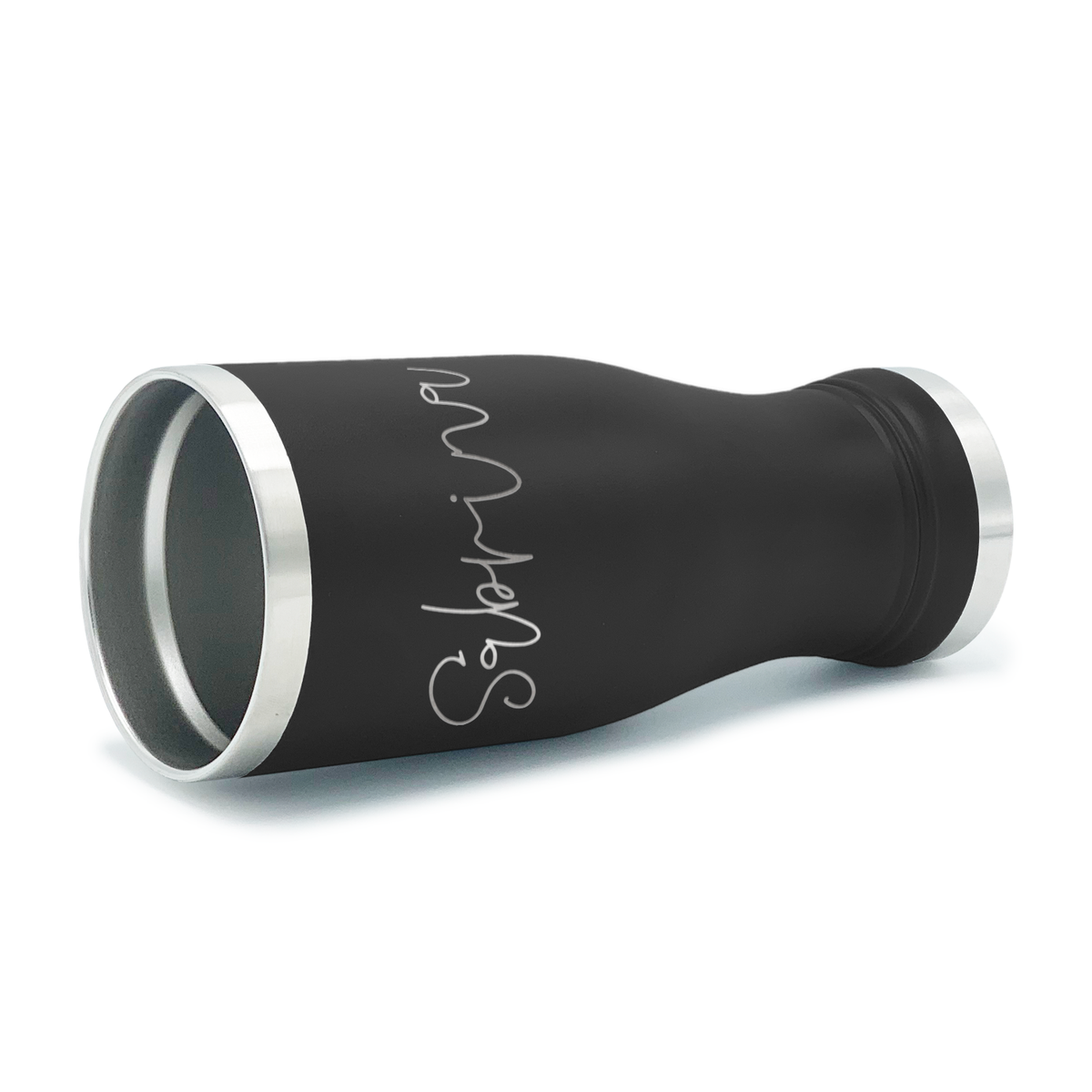 Personalized Engraved 20 oz Pilsner - Black