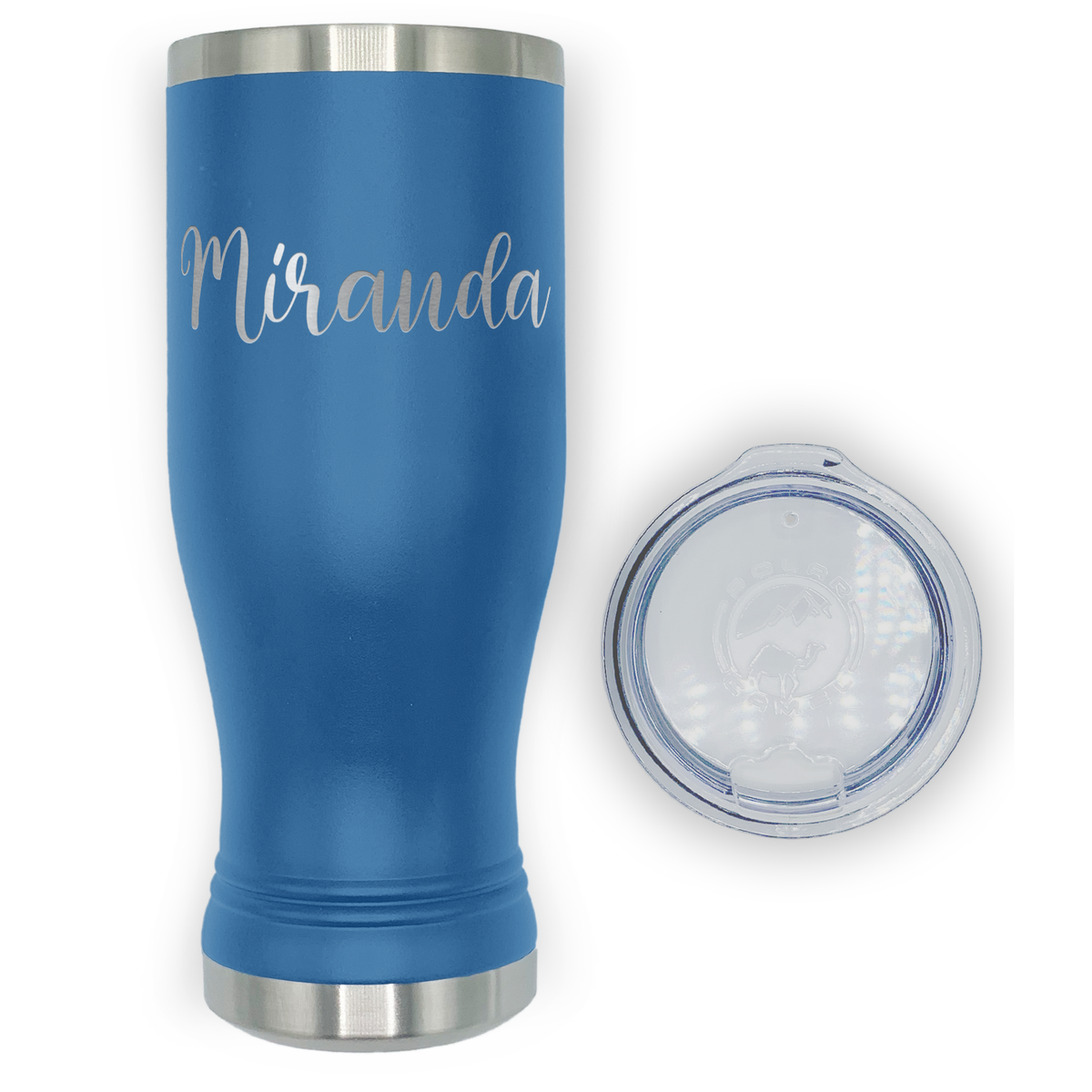 Personalized Engraved 20 oz Pilsner - Blue