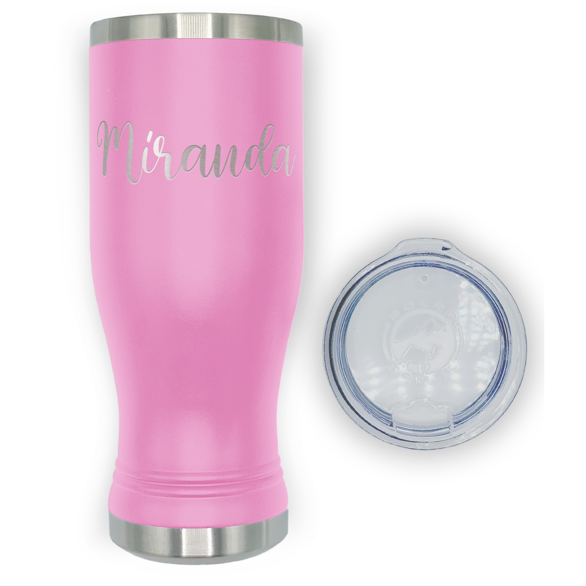 Personalized Engraved 20 oz Pilsner - Blush