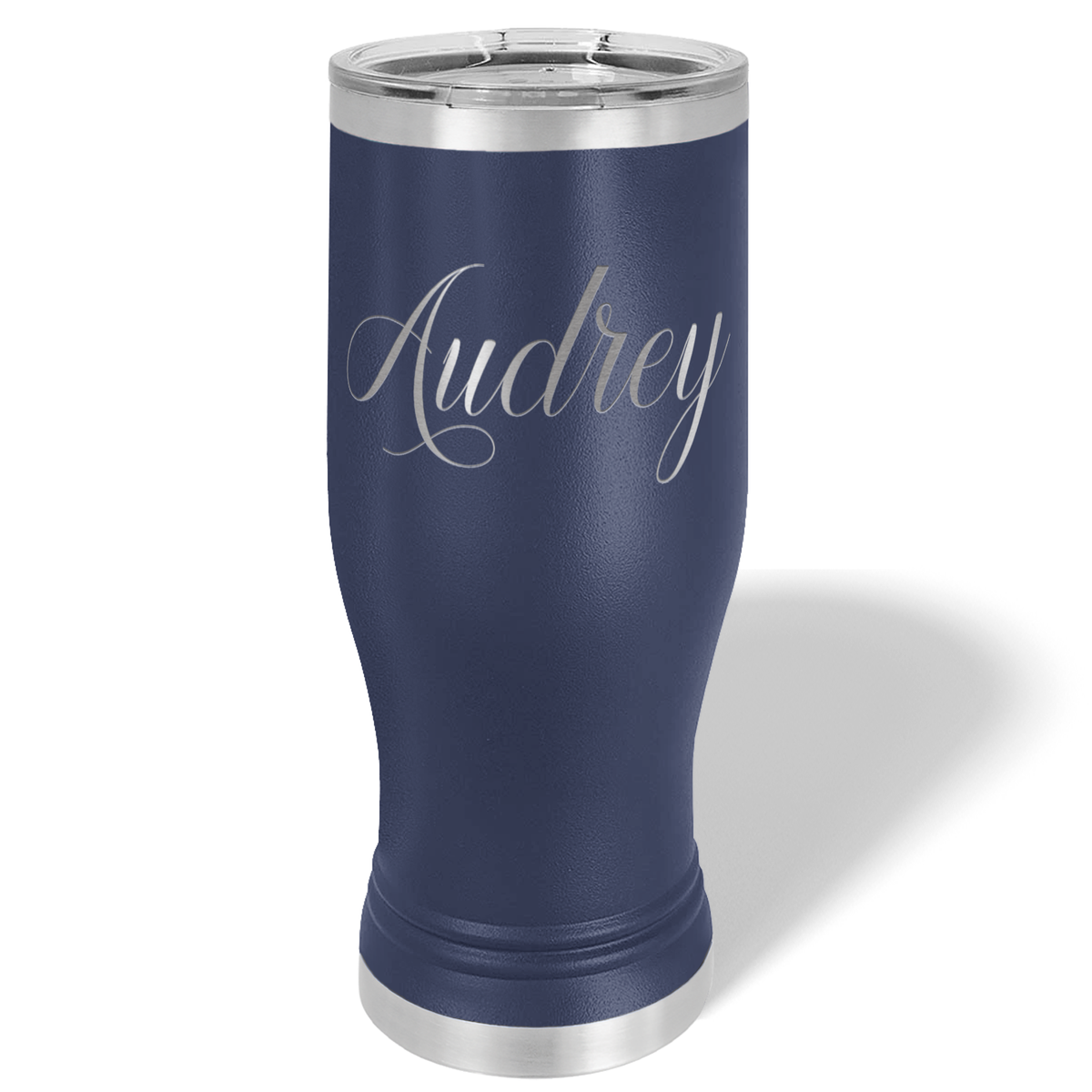Personalized Engraved 20 oz Pilsner - Navy Blue