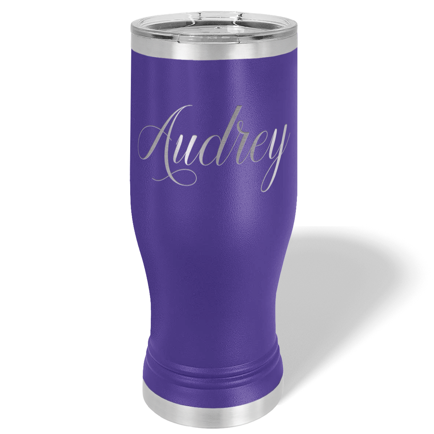 Personalized Engraved 20 oz Pilsner - Purple