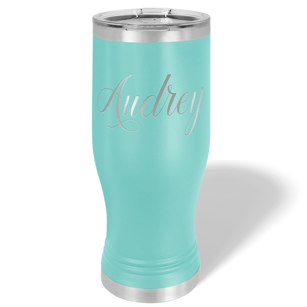 Personalized Engraved 20 oz Pilsner - Seafoam