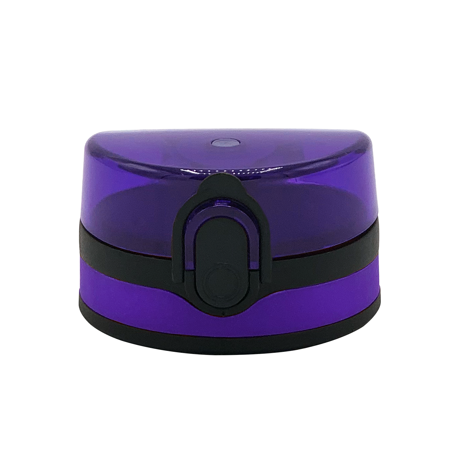 Purple with Black Flip Top Lid for 50oz Tritan Water Bottles