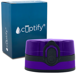 Purple Flip Top Lid for 32oz Tritan Water Bottles